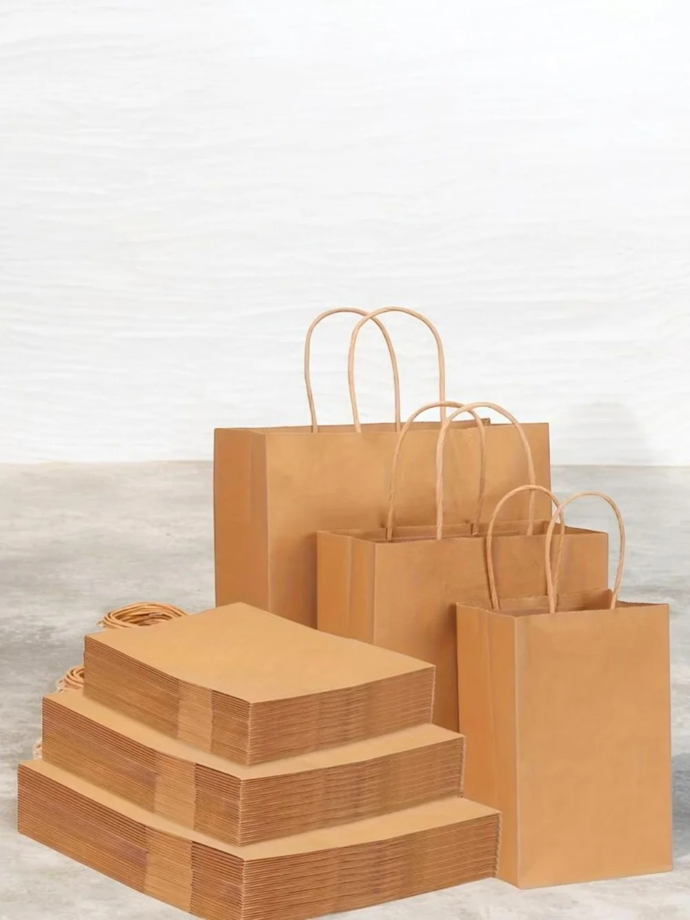 75pcs Paper Bags, Paper Bags With Handles Bulk, 3 Different Sizes Gift Bags